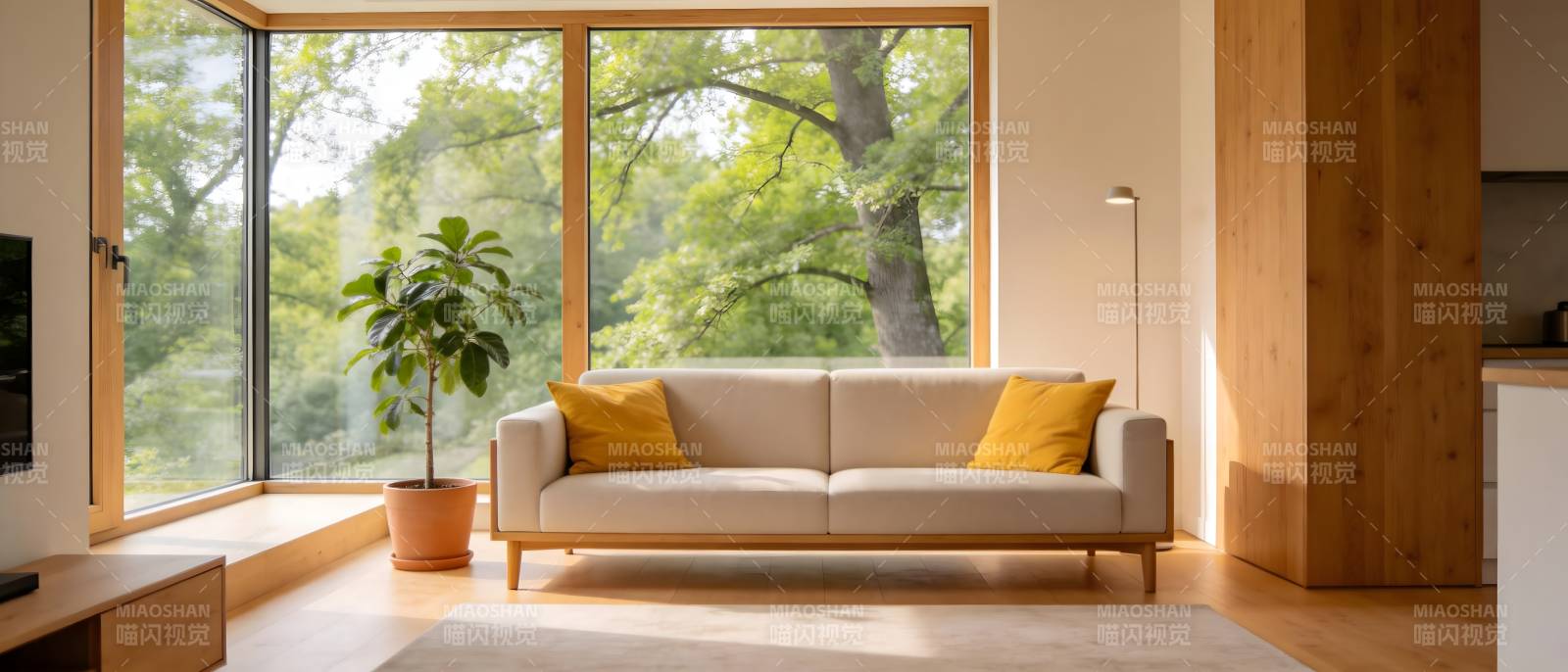 现代简约客厅风光图片