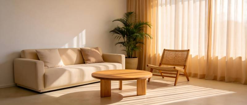 温馨客厅阳光照图片