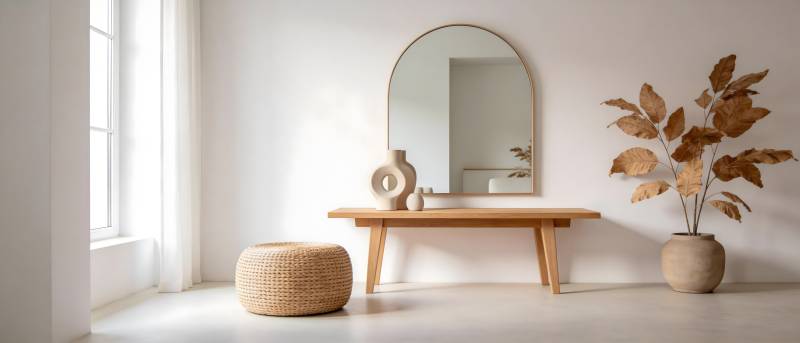 简约卧室一角图片