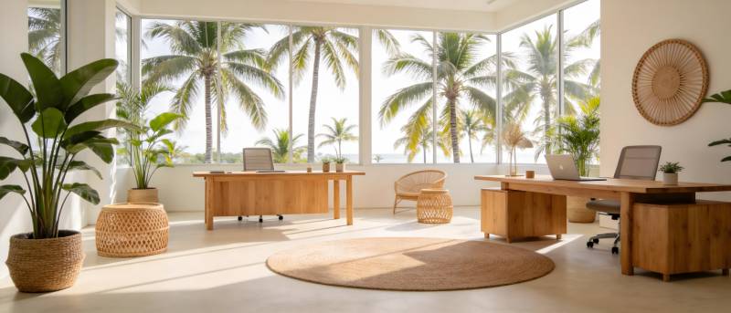 热带风情办公室图片