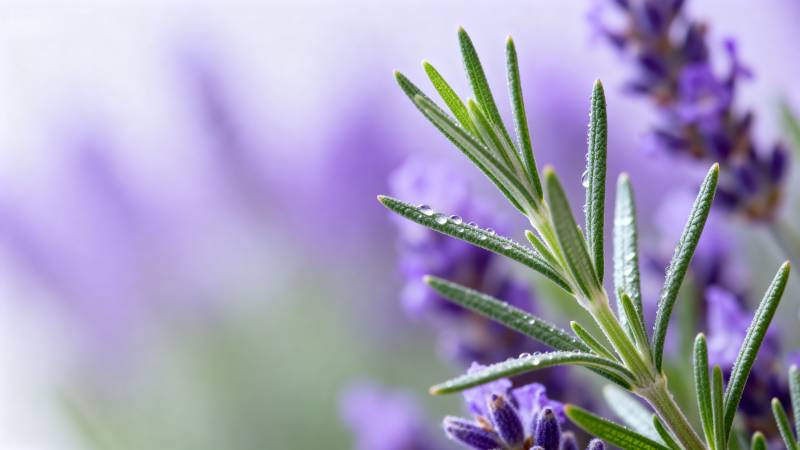 薰衣草与迷迭香图片