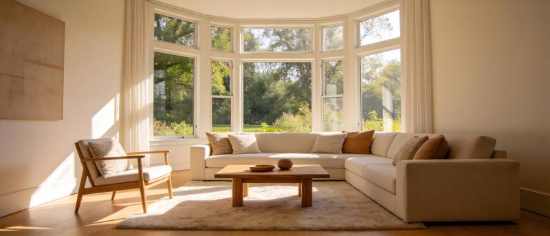 明亮客厅 阳光满屋图片