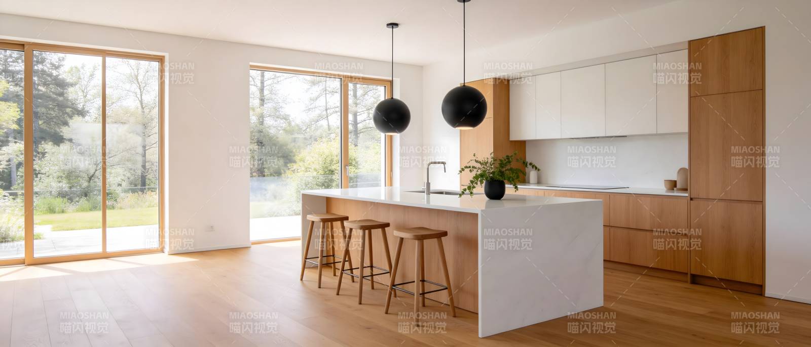 现代简约厨房设计图片