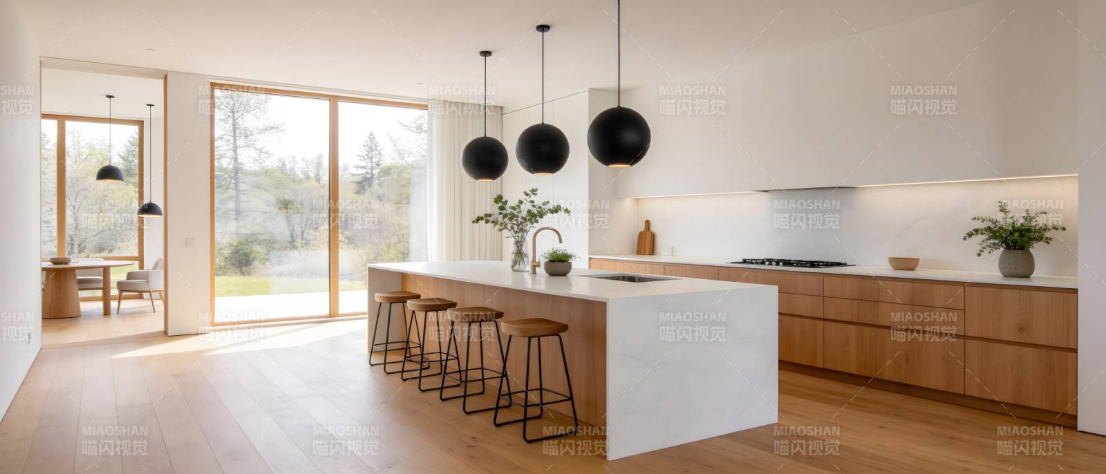 现代简约厨房设计图片