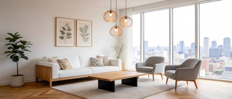 现代客厅美景图片