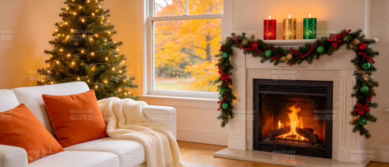 温馨圣诞客厅图片