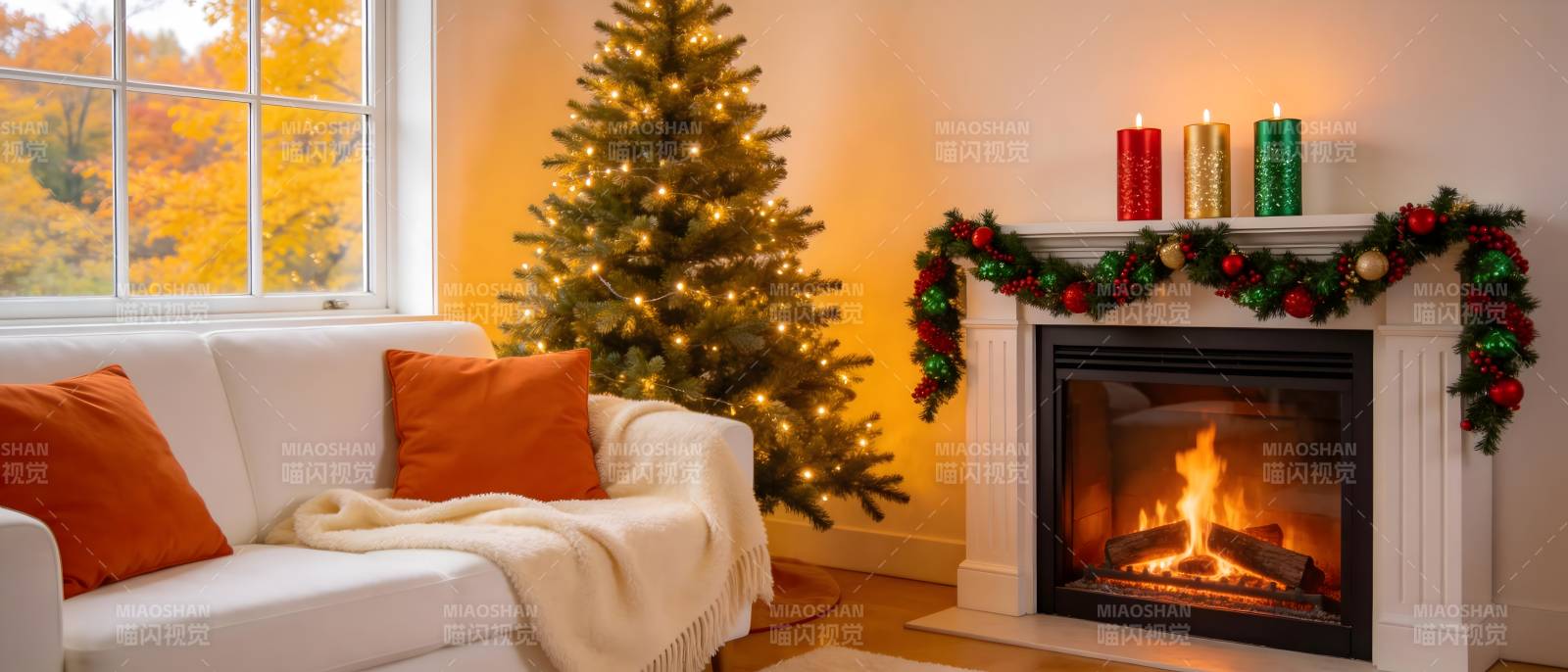 温馨圣诞客厅图片