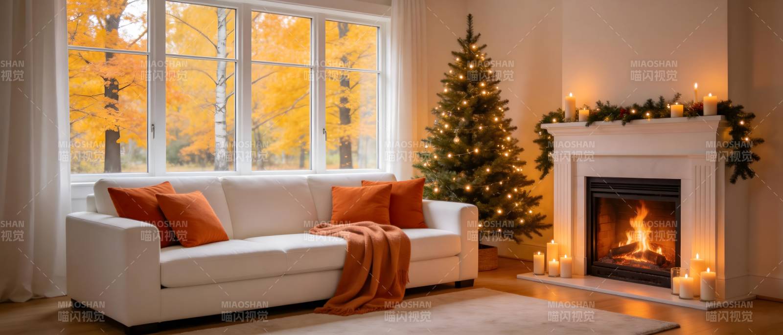 温馨圣诞客厅图片