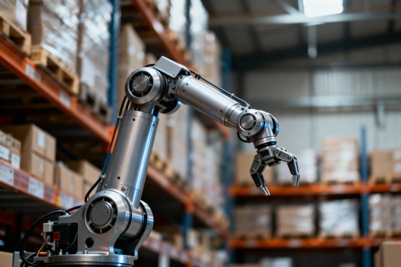 智能机械臂作业图片