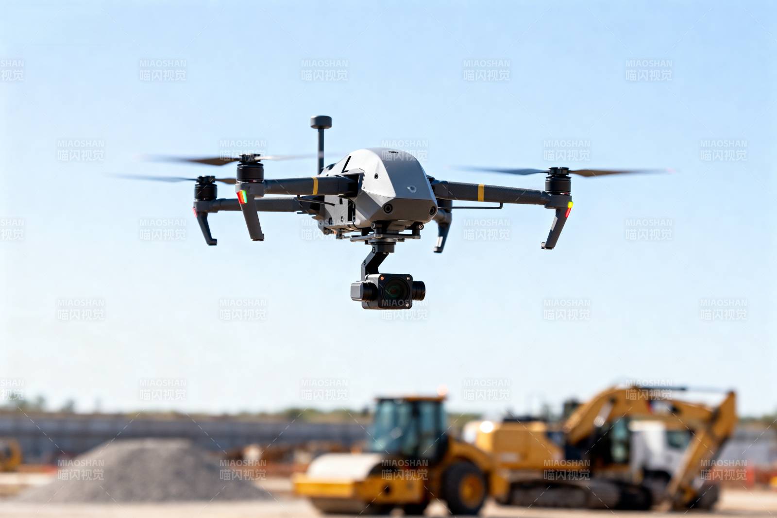 无人机工地巡检图片