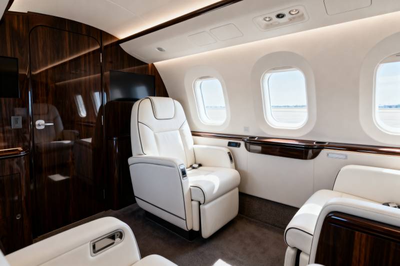 豪华飞机头等舱图片