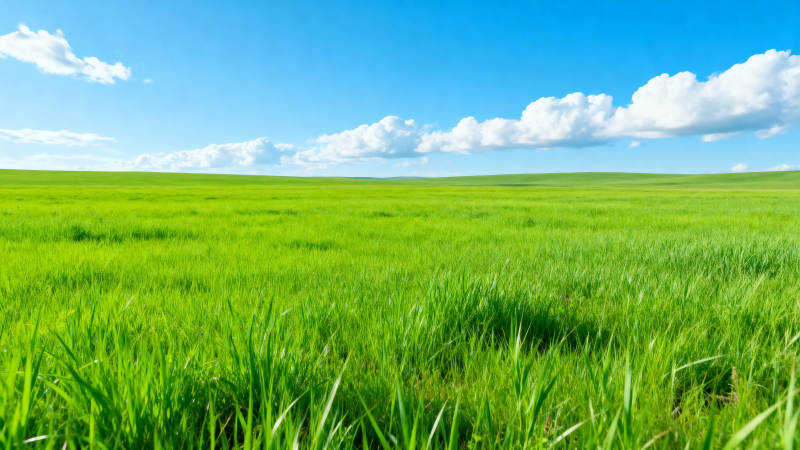 绿野蓝天图片