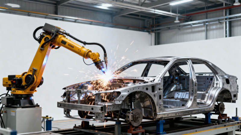 机器人焊接汽车图片