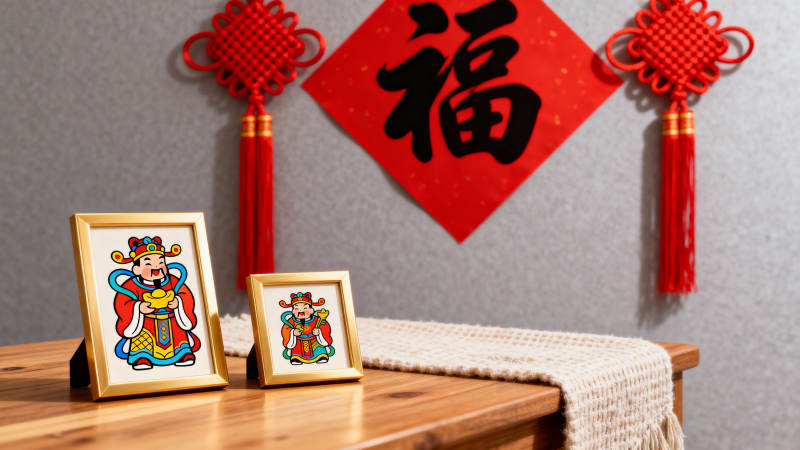 新春福字装饰图片