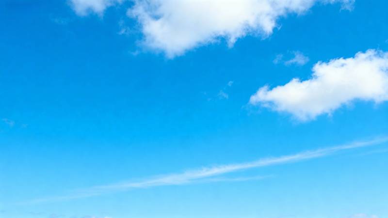 蓝天白云 晴空万里图片