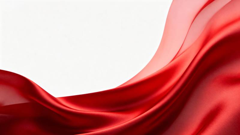 红色绸缎飘逸图片
