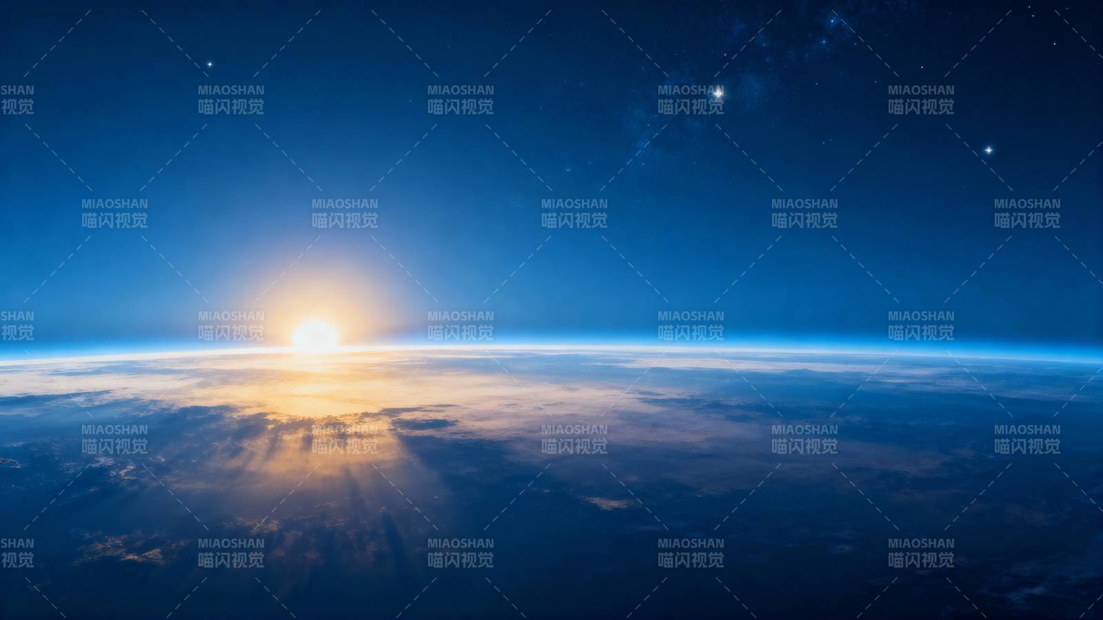 日出地球边缘图片