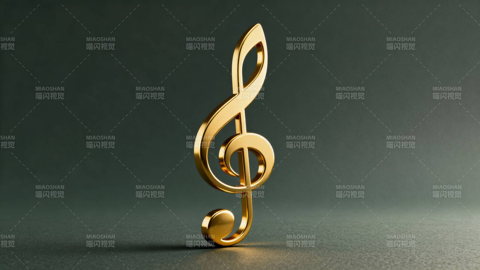 金色音符 优雅绽放图片
