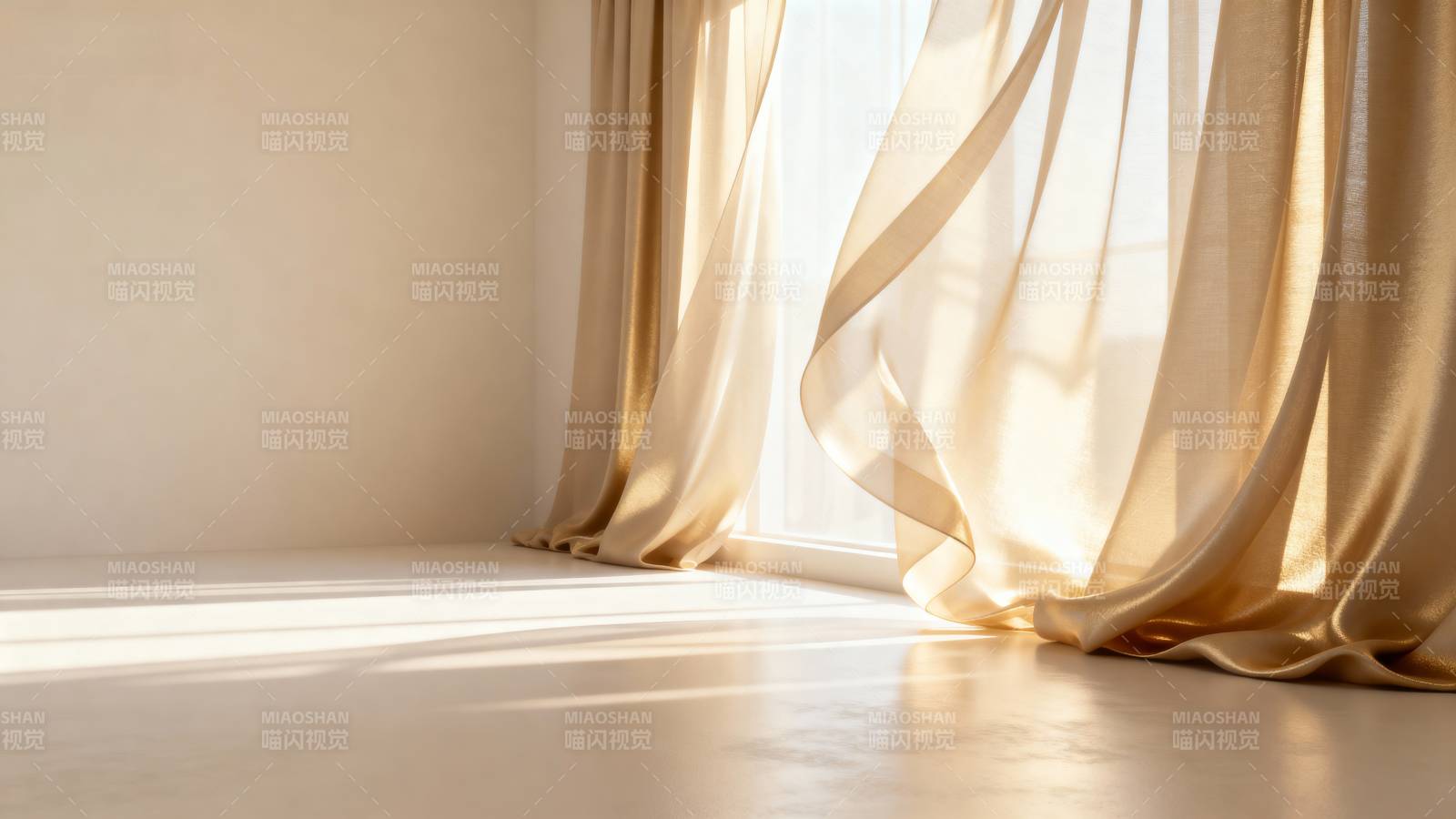 阳光洒落的窗边图片