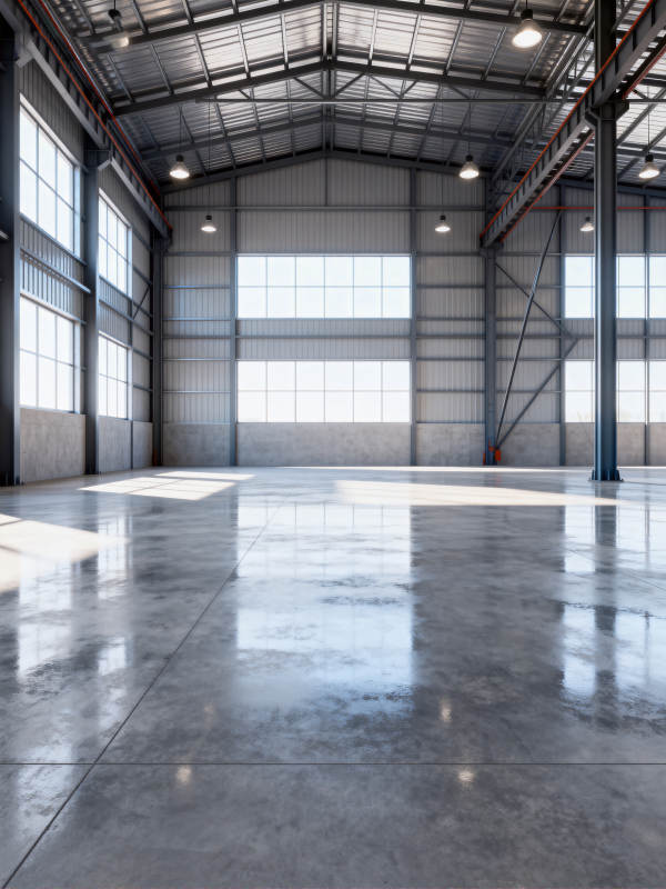 宽敞明亮的工业厂房图片