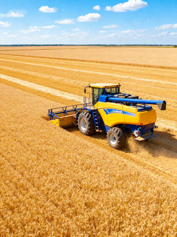 金秋收割忙图片