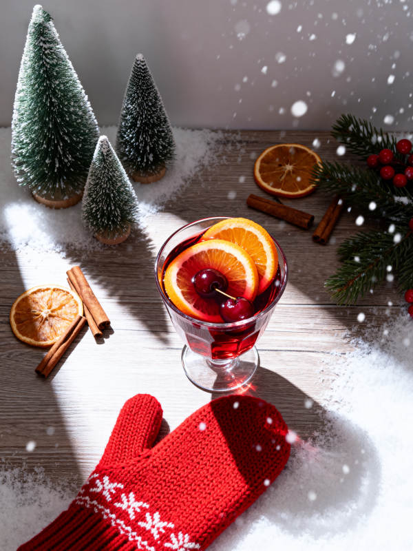 圣诞热红酒图片