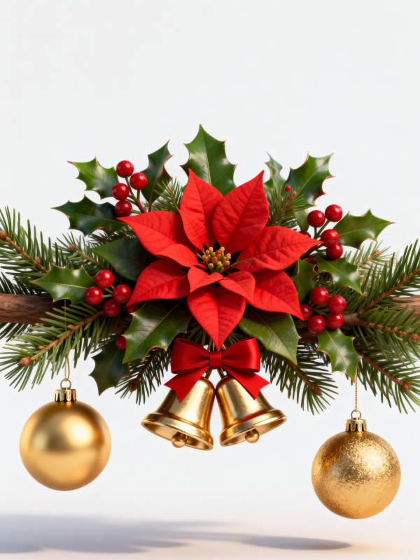 圣诞花环装饰图片