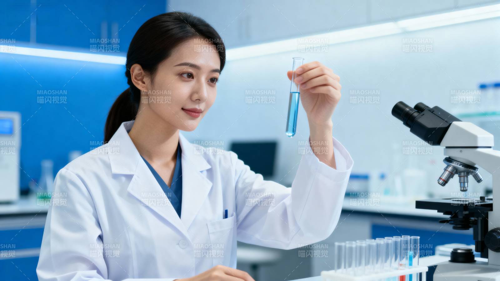 实验室科研瞬间图片