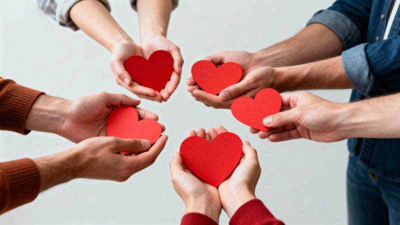 爱心传递温暖图片