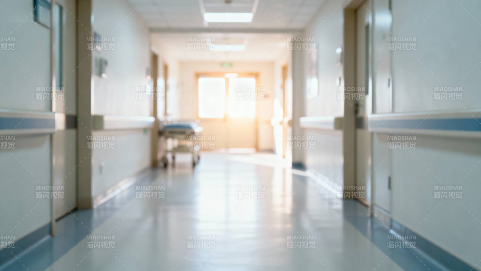 医院走廊静谧长廊图片