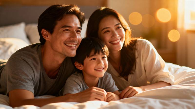 温馨家庭时光图片