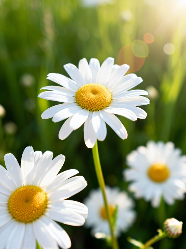 雏菊绽放 阳光明媚图片