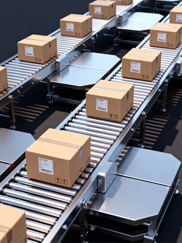 智能分拣流水线图片