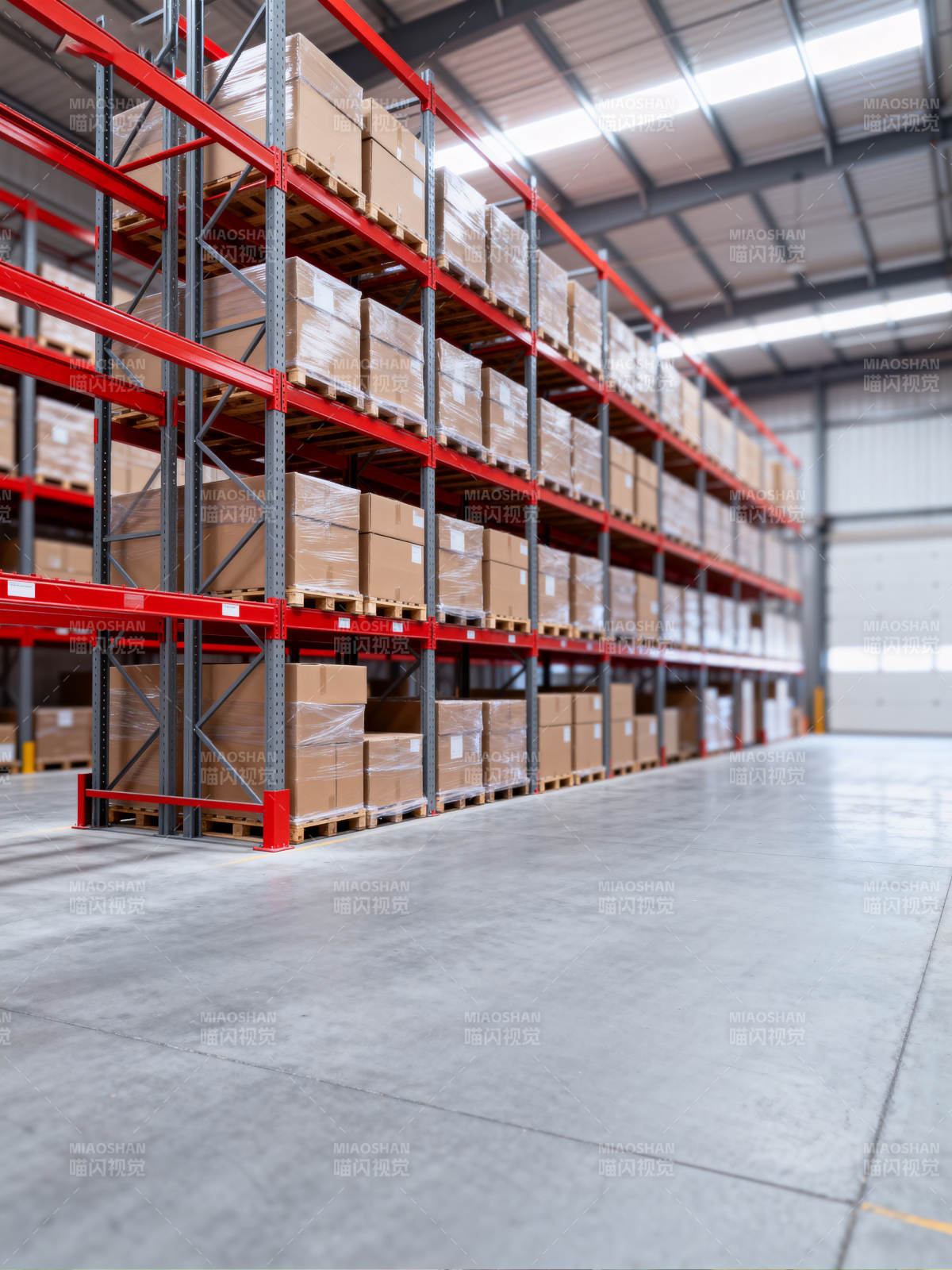 现代化仓储货架图片