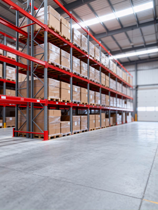 现代化仓储货架图片