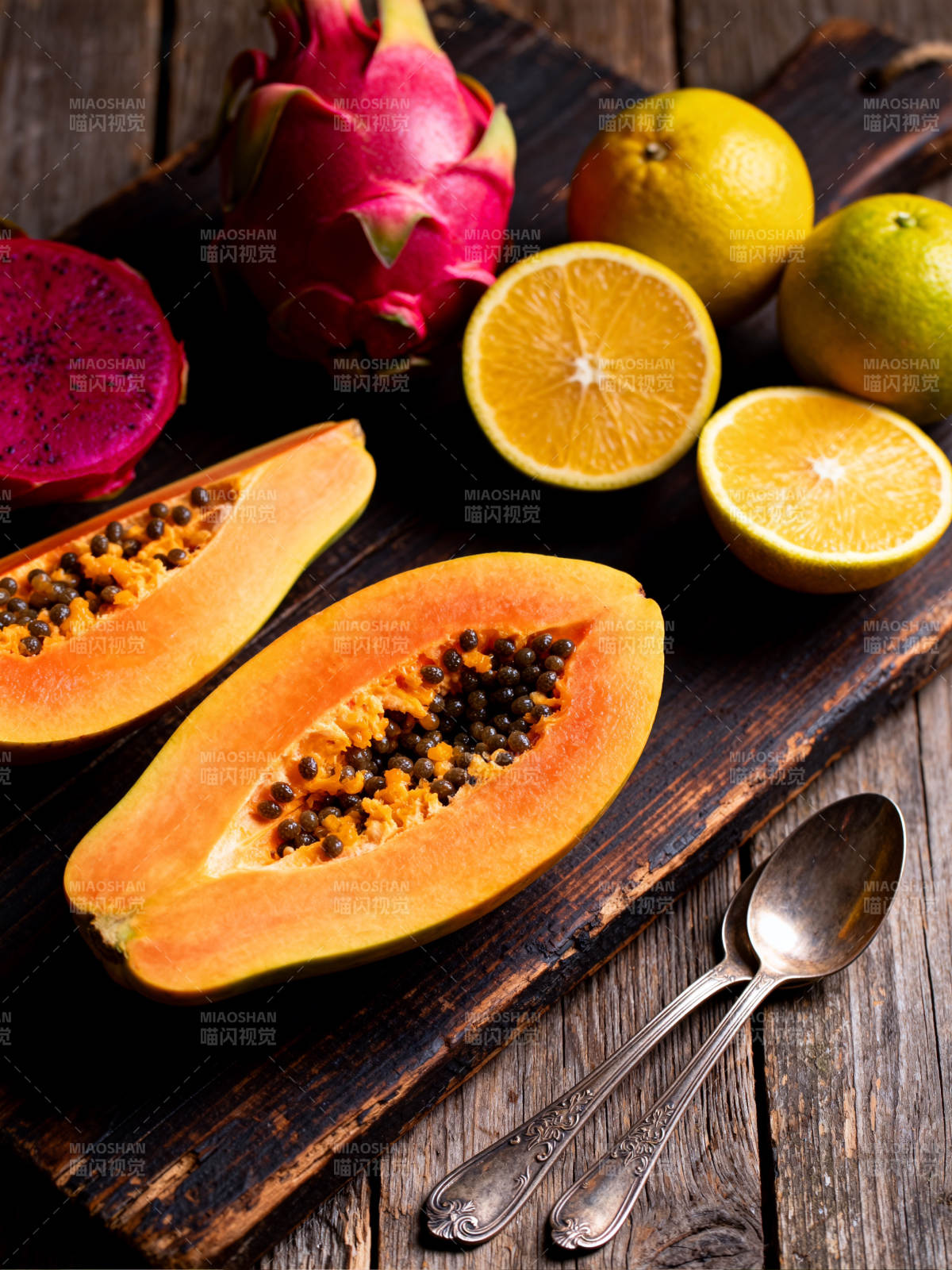 热带水果拼盘图片