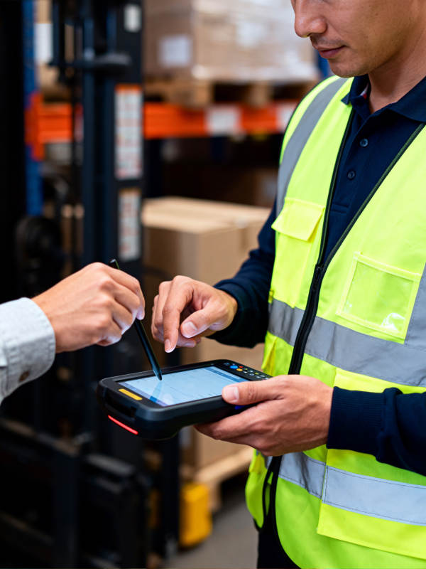 仓库扫码作业图片