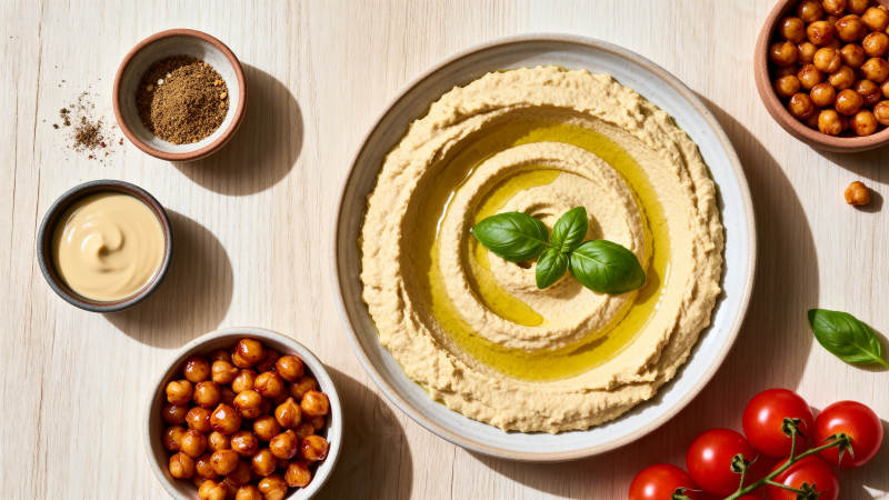 香醇鹰嘴豆泥图片