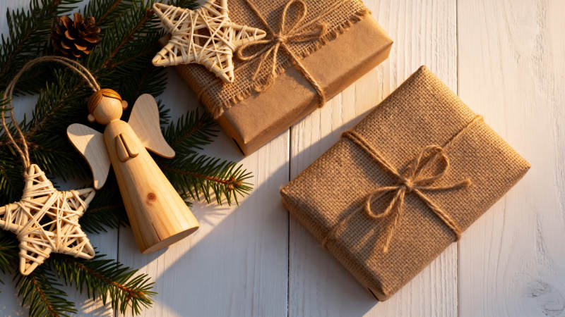 圣诞礼物与装饰图片