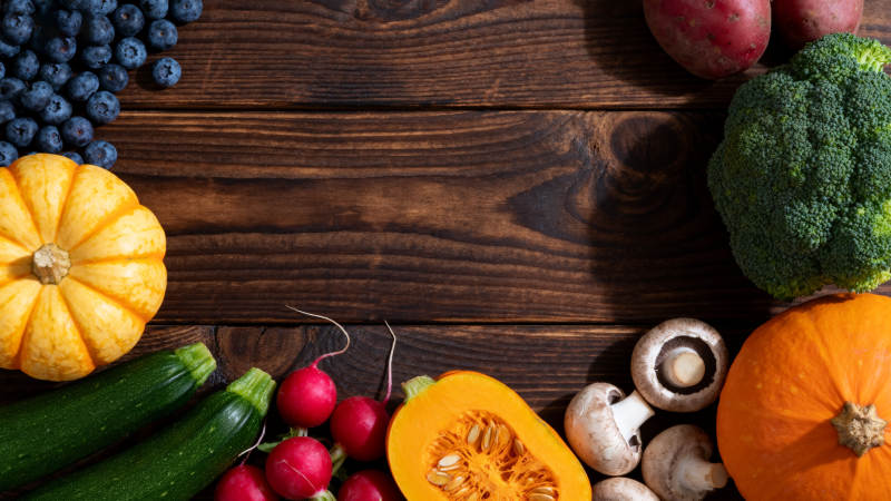 秋日蔬果盛宴图片