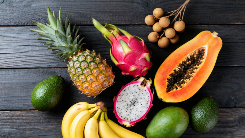 热带水果盛宴图片