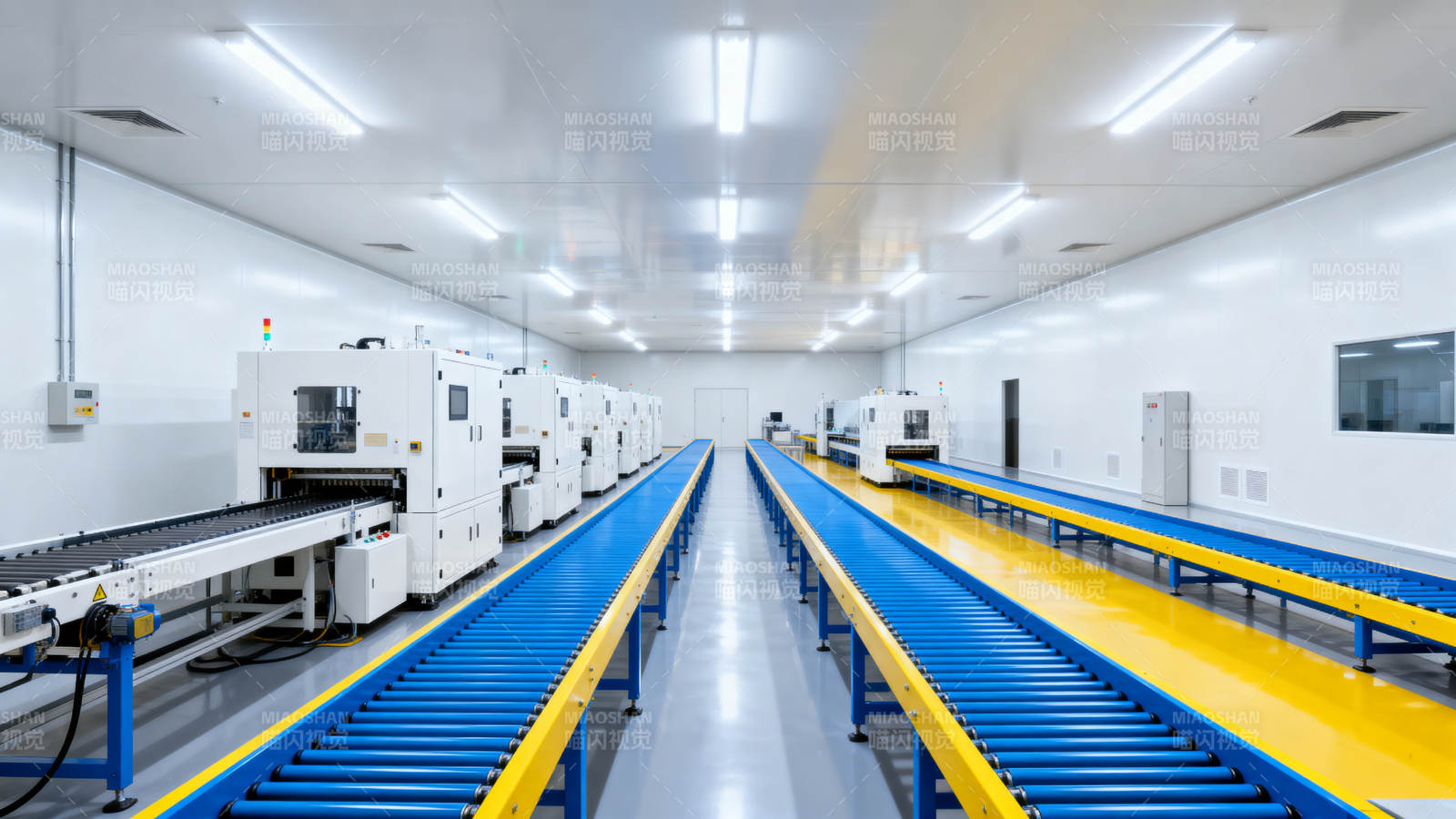 现代化生产线车间图片