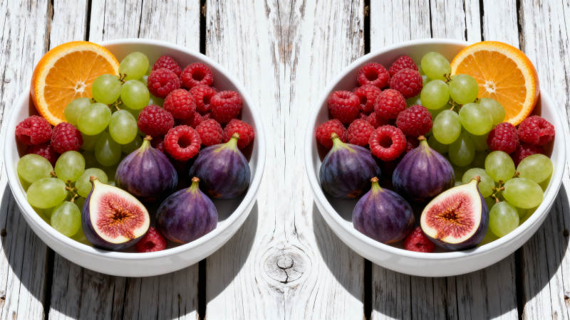 水果拼盘 色彩缤纷图片