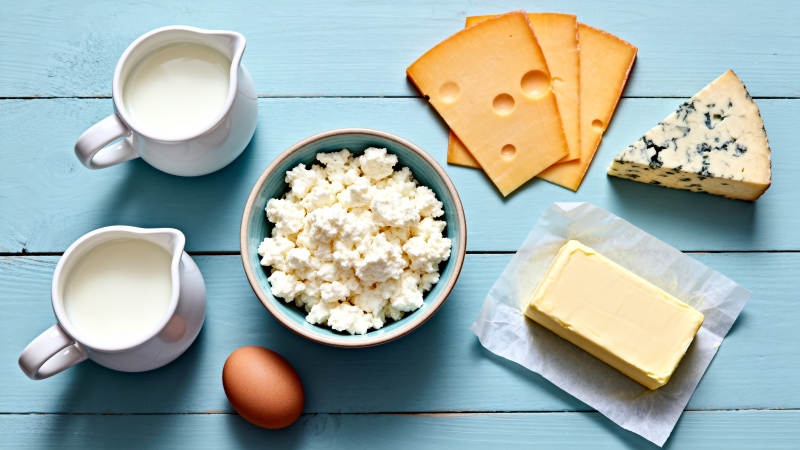 乳制品食材展示图片