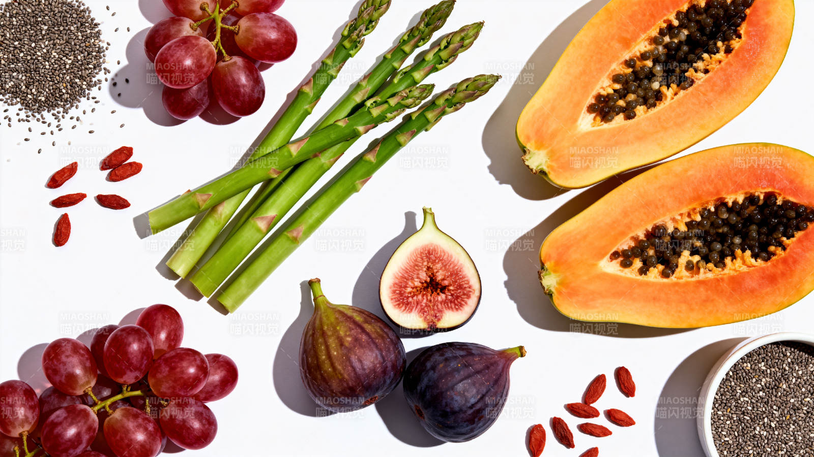 新鲜蔬果拼盘图片