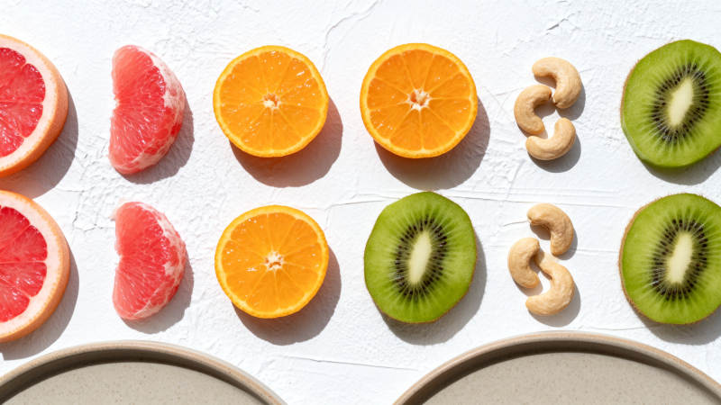 水果拼盘创意摆拍图片