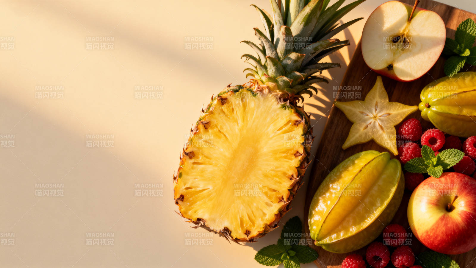 热带水果拼盘图片
