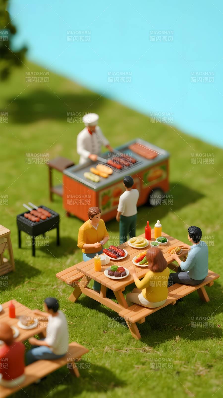 户外烧烤聚会图片