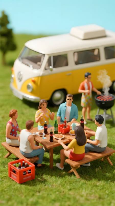 露营野餐时光图片