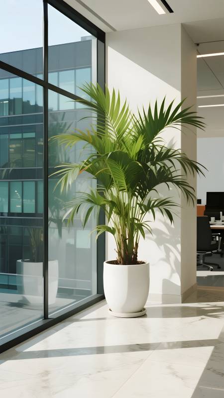 绿植点缀现代办公图片